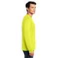 thumbnail image 4 of Gildan Men’s Hi-Vis Long Sleeve Pocket T-Shirt, Durable, Crewneck Work Tee, Safety Green, M, 4 of 5