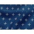 thumbnail image 4 of oneOone Viscose Jersey Fabric Plus Sign Kasuri Fabric Prints By Yard 60 Inch Wide, 4 of 5