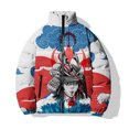 thumbnail image 3 of Ropa informal de algodón de invierno para hombre, ropa de algodón con estampado de samuráis japoneses para mujer, abrigo, chaquetas de calle Harajuku, abrigos para hombre, 3 of 5