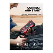 Car Battery Portable2500A 23800mAh Car Booster UP All Gas Or 8.0L Diesel Battery Starting Device ,Instant Roadside Rescue