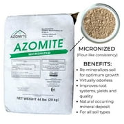 44lb Micronized Azomite All Natural, Organic Trace Mineral Fertilizer Powder