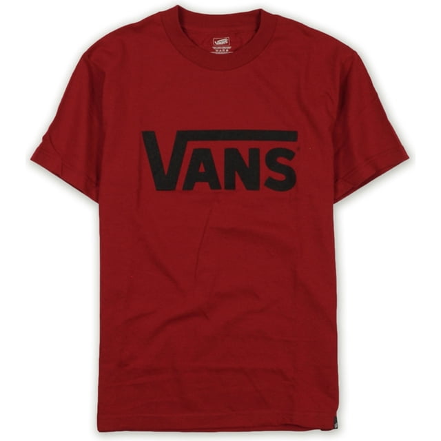 Vans Classic Logo Graphic playera para hombre, rojo, X-Large Vans Camiseta gráfica