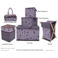 thumbnail image 3 of Bacati - Owls Grey/Beige Neutral Cotton Hamper, 3 of 7
