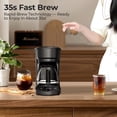 thumbnail image 6 of WAA 5 Cup Drip Coffee Maker Delay Brew, Keep Warm, Reusable Filter, Overheat-Protection,25oz,Black, 6 of 7