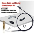 thumbnail image 3 of Carburetor Choke Cable and Starter Valve Plunger Kit Compatible With Honda TRX500 Foreman Rubicon 500 Choke Cable TRX500FPA TRX500FM TRX500FA, 3 of 5
