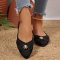 thumbnail image 6 of oqasdz Casual Shoes for Women Fashion Slip On Flat Dress Shoes Pointed Toe Soft Sole Comfortable Driving Loafers for Work Business Outdoor Summer, 6 of 7