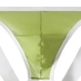 thumbnail image 4 of oelaio Men's Jockstrap Underwear Jock Straps Male Athletic Supporters Patchwork Briefs Lingerie Bottoms Green XXL, 4 of 5