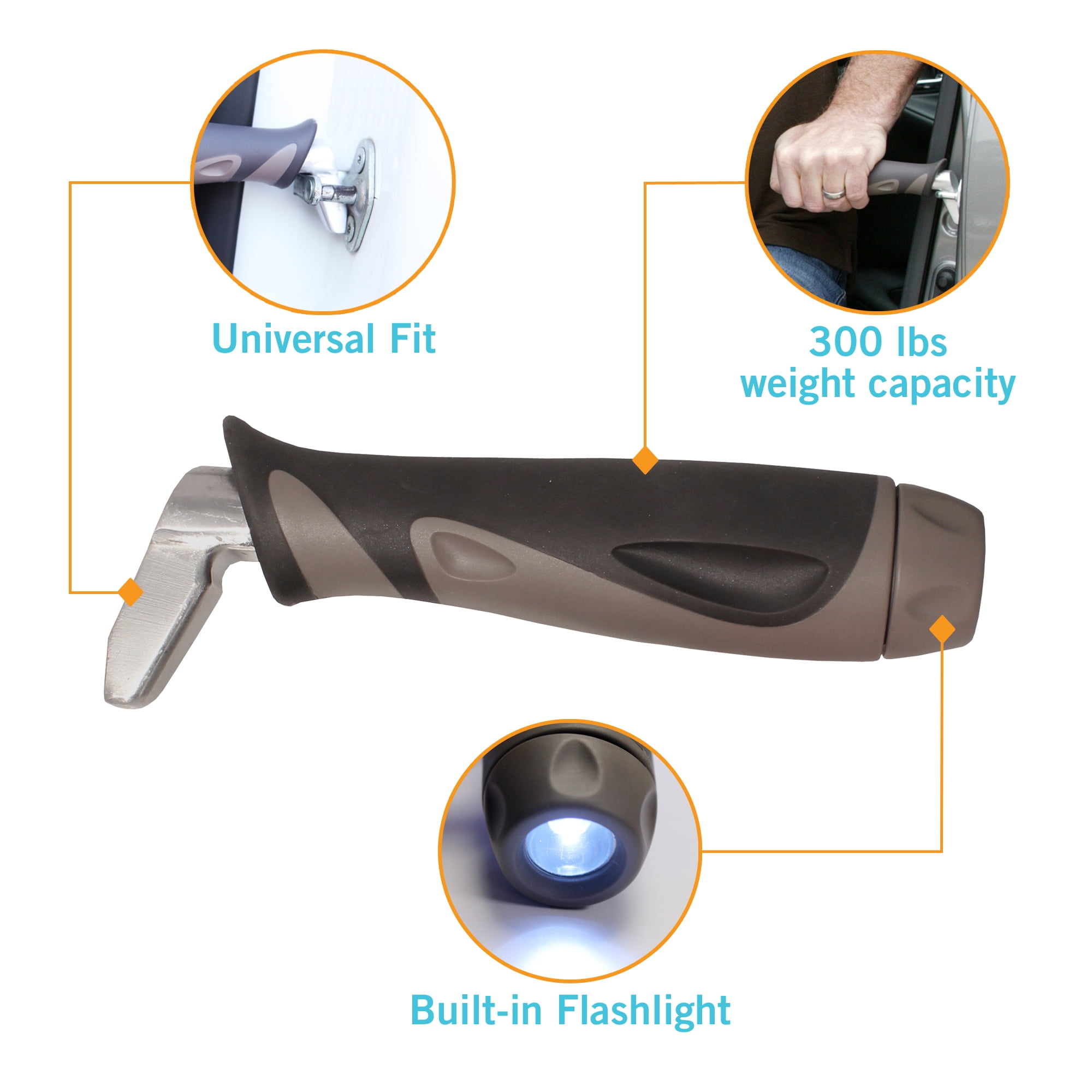 Stander Metro Car Handle Plus Included Flashlight Standers 2082