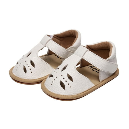 

QYZEU Size 9 Girls Sandals Kids Sandals Size 13 Single First Girls Summer Hollow Shoes Shoes Sandals for 324M Out Boys Toddler Flat Walkers Baby Sandals
