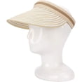 thumbnail image 2 of Sombrero de sol de ala grande para mujer, sombrero de paja de playa, sombrero de verano, 2 of 7