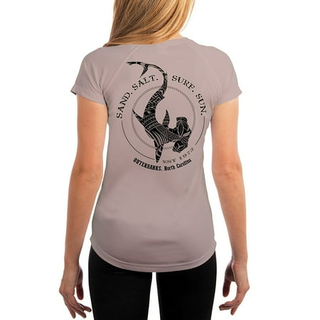 - Outer Banks Polynesian Hammerhead Tribal Women's UPF 50+ Short Sleeve T-Shirt