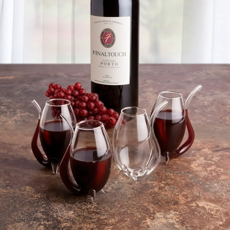Footed Port Wine Sippers - Set of 4 (Best Of Epcot Food And Wine Festival 2019)