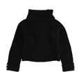 thumbnail image 1 of GUESS Chandail en Tricot Torsadé pour Femmes, Noir, Petit, 1 of 2