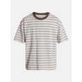 thumbnail image 5 of No Boundaries Stripe Pattern Tee with Short Sleeves, Men's XS-4XLT, 5 of 5