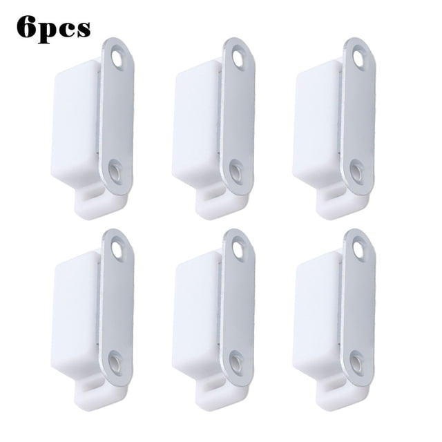 6 Pcs Attrape-Porte Magnétique pour Armoire, Loquets Magnétiques Robustes pour Porte d'Armoire