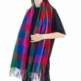 thumbnail image 4 of Holiday Gifts! Titcea Winter Scarf for Women Thicken Tassels Patchwork Print Shawls Wraps Windproof Warm Outdoor Cold Protection Scarves, 4 of 6