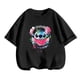 thumbnail image 4 of Camisetas para niños, ropa de Stitch, camisetas para niñas, mono de camión para niños, camisetas de manga corta de Sonic para niños, ropa de verano para niñas, 4 of 5