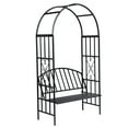 thumbnail image 1 of vidaXL Garden Rose Arch with Bench, 1 of 4