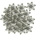 thumbnail image 4 of 100 abalorios de flores de filigrana de Metal para hacer joyas, con conector hueco DIY, pulsera para pendientes, teléfono, llavero, suministros Bronce Soledad Encantos de filigrana, 4 of 10