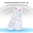 thumbnail image 4 of Projector Remote Control, White Projector Remote,Universal Replacement Controller,Powered by 2 AAA Batteries (Not Included), 4 of 9