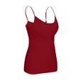 thumbnail image 3 of Women's Camisole with Built-in Bra Thin Straps Adjustable Fitness Yoga Top, 3 of 9