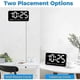 thumbnail image 4 of Digital Wall Clock, 9inch Led Digital Clock Large Display With 12/24h, Big Digits,small Silent Wall Clock(white), 4 of 5