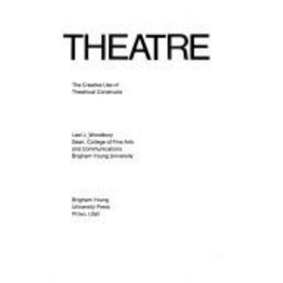 Pre-Owned Mosaic Theatre : The Creative Use of Theatrical Constructs (Hardcover) 9780842505420