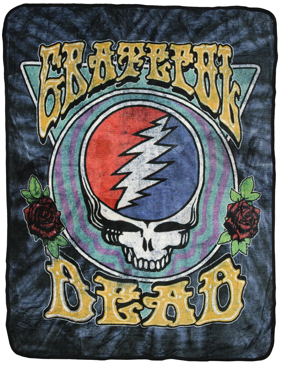 Grateful Dead Steal Your Face Super Soft And Cuddly Fleece Plush Throw Blanket Walmart Com Walmart Com