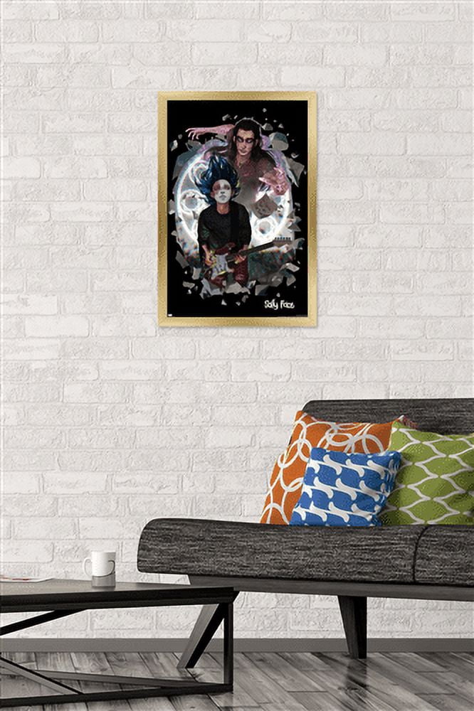 Sally Face - Rain Wall Poster, 14.725" x 22.375" Framed
