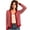 Red women striped cardigan a1, variant on thefmos Women's Fall Long Sleeve Button Down Open Front Cardigan Striped Casual Knit Tops Dressy Basic Coats for Winter Vacation Outfits, White S