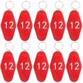 thumbnail image 1 of 10 Pcs Key Tags Vintage Motel Keychain Fade-resistant Smooth Surface Long-lasting DIY Crafts Ornament, 1 of 6