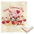 thumbnail image 6 of Mickey Mouse Happy Valentines Day Group Disney Silk Touch Throw Blanket 50 x 60 inches Peach, 6 of 6