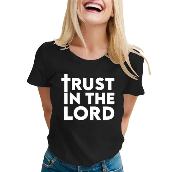 SHITINN Women's Casual Printed Round Neck Short Sleeve T Shirt Top Womens Shirts Short Sleeve Blouses for Women Shirts for Women Trendy