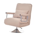 thumbnail image 2 of Sofá Plegable 2 En 1, Sillón, Sofá Cama, Ahorro De Espacio, Chaise Lounge Lavable, Color Caqui, 2 of 8