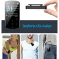 thumbnail image 3 of MP3 Player Bluetooth 5.0 Sport 32GB with 1.5 inch TFT color screen, Mini Music Player with Clip, Supports up to 128GB SD Card, with independent volume button, FM radio, pedometer, 3 of 7