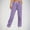 01 Purple, variant on Weiqiqre Women's Pants High Waist Joggers with Pockets Lightweight Comfy Drawstring Sweat Pants