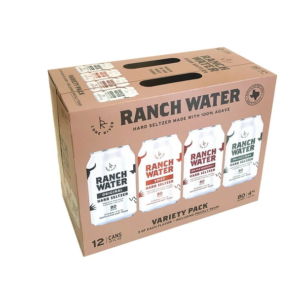 Lone River Ranch Water Variety 12pk, 12oz Cans
