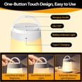 thumbnail image 2 of Night Light for Kids, LED Touch Sensor Baby Night Light for Breastfeeding and Sleep Aid, Rechargeable Portable Night Light with Memory Function Bedside Light, 2 of 7