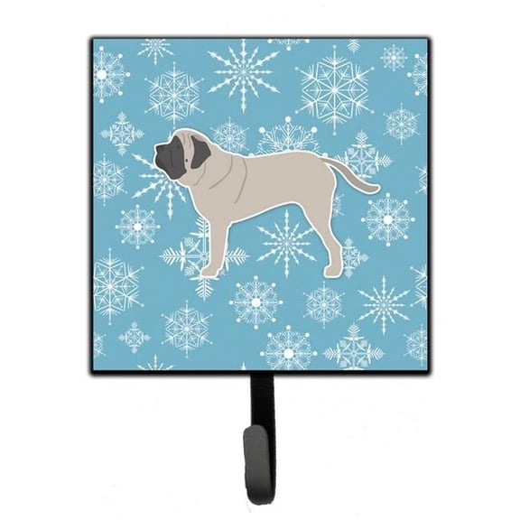 Carolines Treasures BB3556SH4 Winter Snowflake English Mastiff Leash or Key Holder