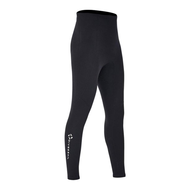 Pantalones de traje de neopreno para mujer y hombre, mallas largas de neopreno de 2 mm, mallas largas para esnórquel Hombres XXL