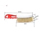 thumbnail image 2 of Set of 3 ergonomic hand brushes, 22.5 cm, 2 of 3