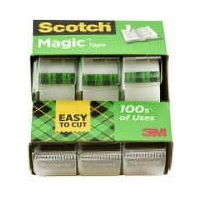 Scotch Magic Tape Dispenser. ¾ in. x 325 in., 3 Dispenser