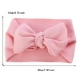 thumbnail image 3 of Elastic Knitted Fabric Headband DIY Baby Big Bow Headband Fashion Wide Accessory for Girls and Women, 3 of 6