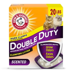 ARM & HAMMER Double Duty Clumping Cat Litter, 20 lb