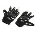 thumbnail image 4 of Almencla Moto Gant Plein Doigt Course Imperméable à l'Eau Protection Toute la Saison Blanc Blanc XXL, 4 of 8