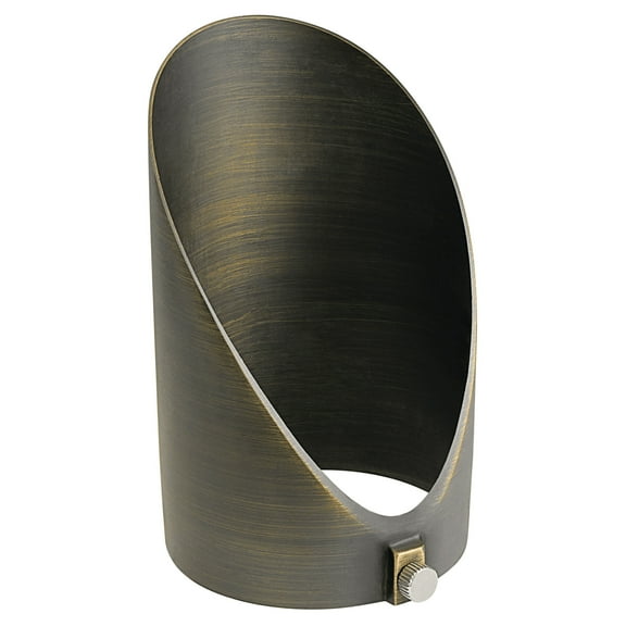 Kichler 16076CBR Landscape Led 5" Tall Accent Cowl - Brass