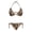 Camo Leaves Pattern, variant on Pineapple Floral Pattern Ladies 2 Piece Swimsuits, Stylish Two Piece Bathing Suit, Spandex Sexy Swimwear Regular & Plus Size