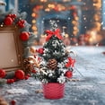 thumbnail image 1 of Event & Party Small Christmas Tree Miniature Desktop Decoration with Base for Festive Celebrations, 1 of 5