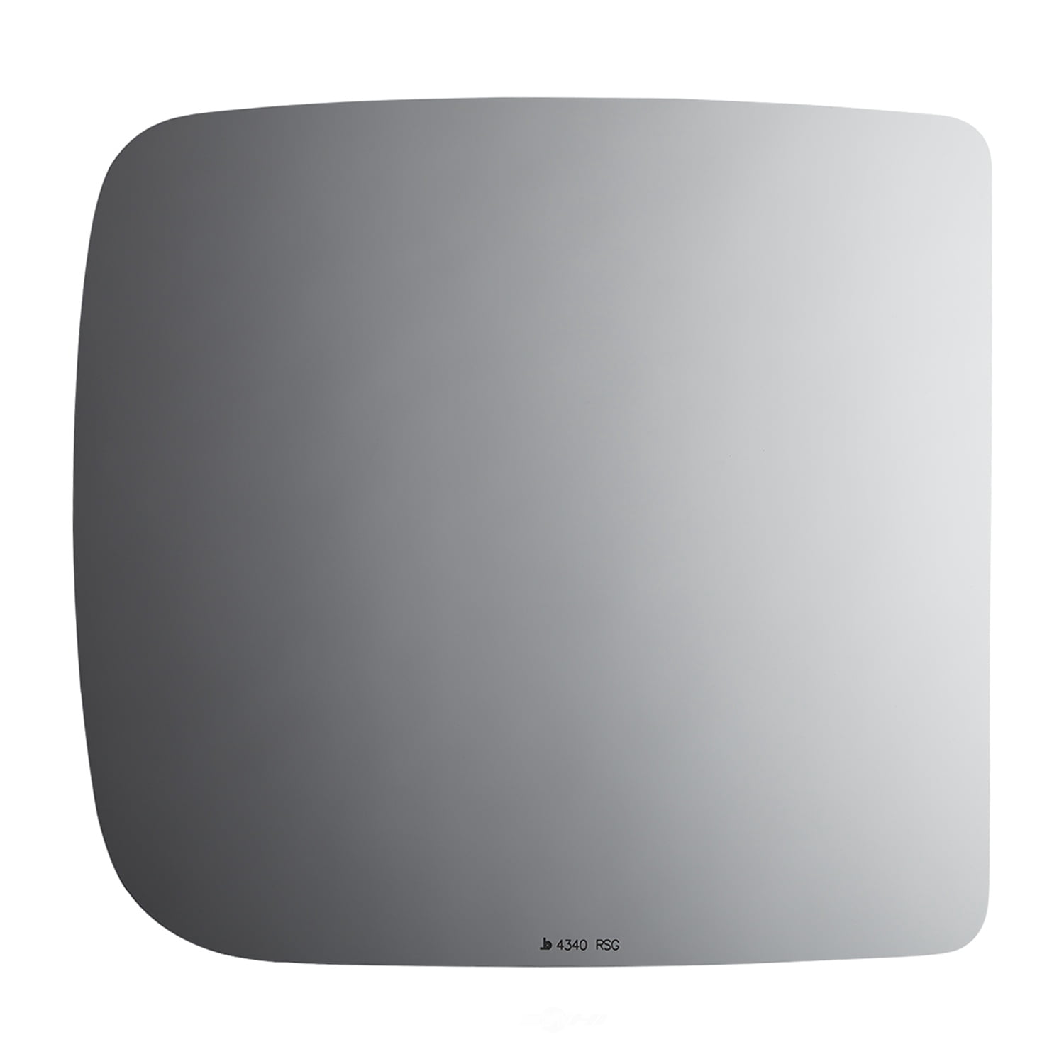 Burco Side View Mirror Replacement Glass with Motor Mount Plate - Clear Glass - 4340RSG
