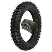 90/100-14 Rear Tire with 3.00-14 Inner Tube - for Off-Road 125cc-150cc, Tao Tao, Apollo, Rfzx18, CRF80R Pit Dirt Bike